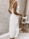 ELEGANT DRESS KESARA white