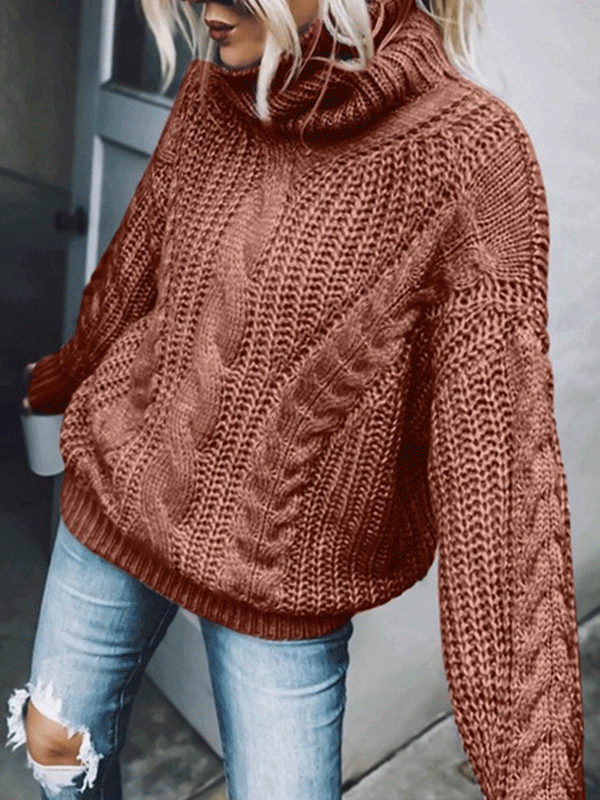 pulovr NENICA hnědý