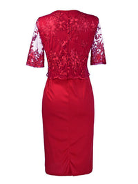 ﻿ELEGANT DRESS BERNICE red