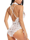 LACE BODYSUIT LAURINDA white