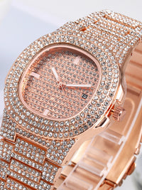 WRISTWATCH FURN pink and gold