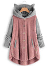 HOODIE ILARIO pink and grey
