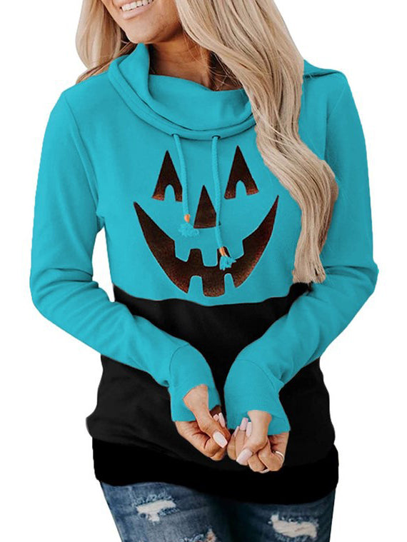 HALLOWEEN HOODY ITCEL modrá a černá