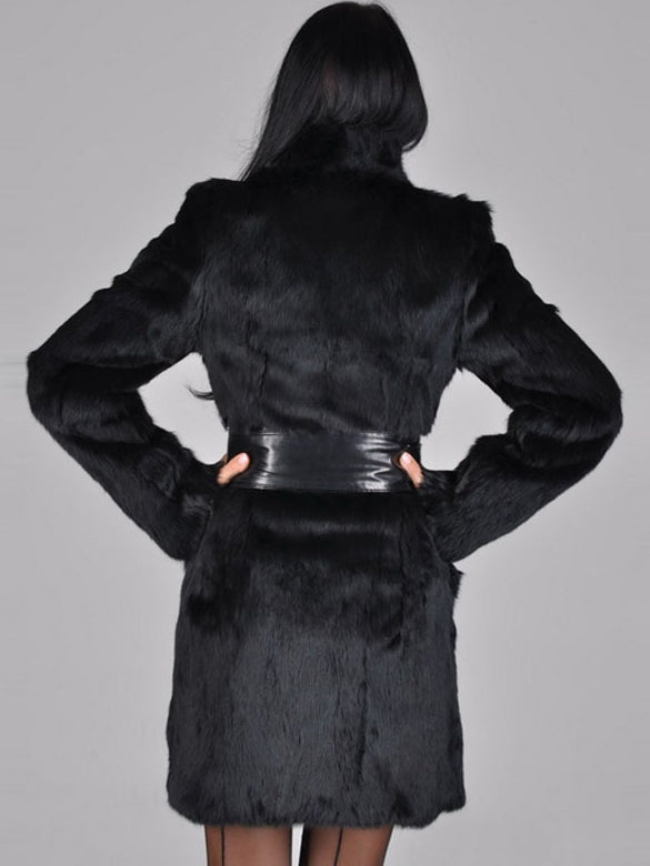 ELEGANT COAT EUDORA black