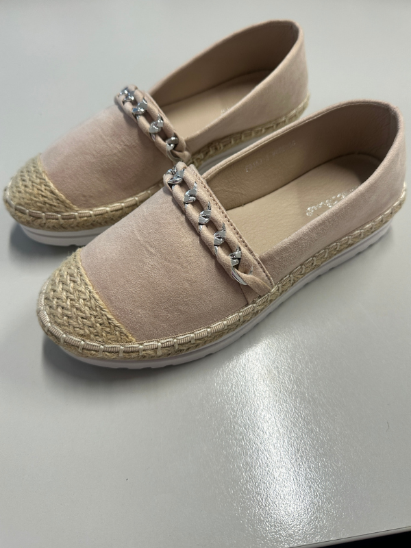 ESPADRILKY LEANA růžové