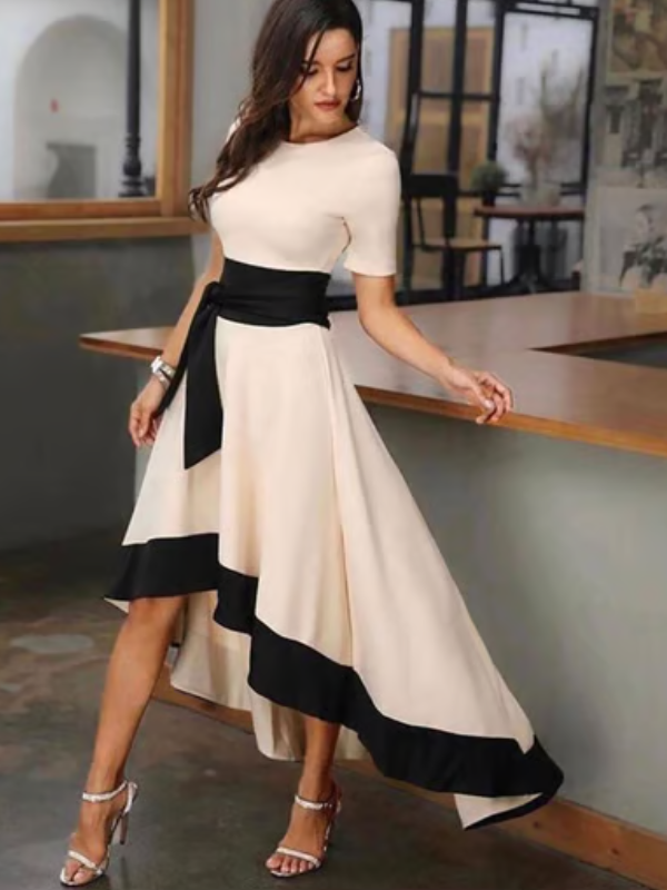 ELEGANTNÍ ŠATY HANADA béžové