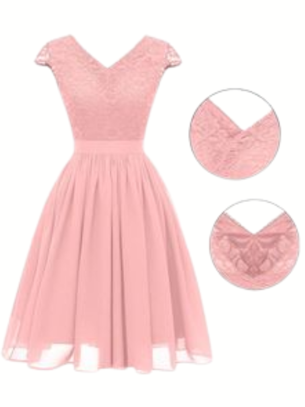 ELEGANTNÍ ŠATY KALICINA růžové