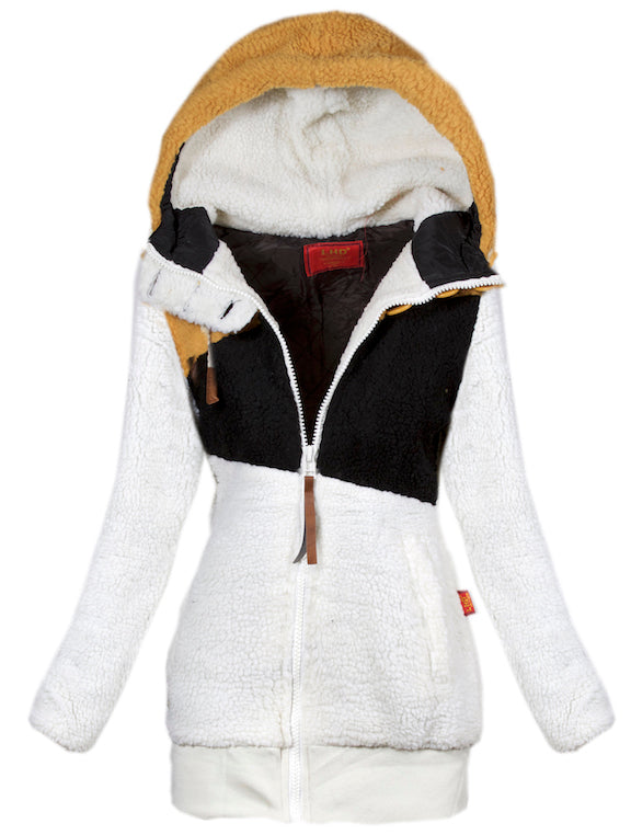 <tc>JACKET HOODIE YSTELLE béžový knoflík</tc>