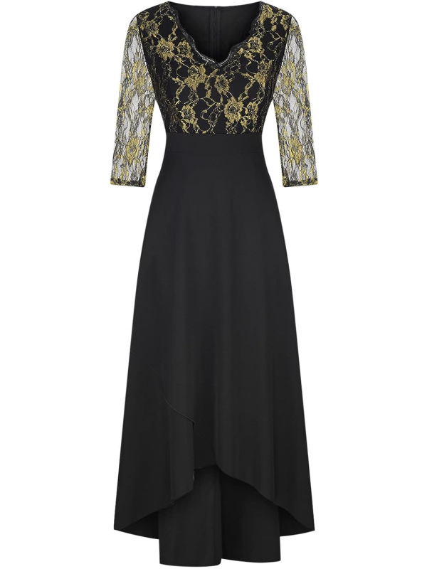 <tc>Elegantní šaty Virdiana černé</tc>