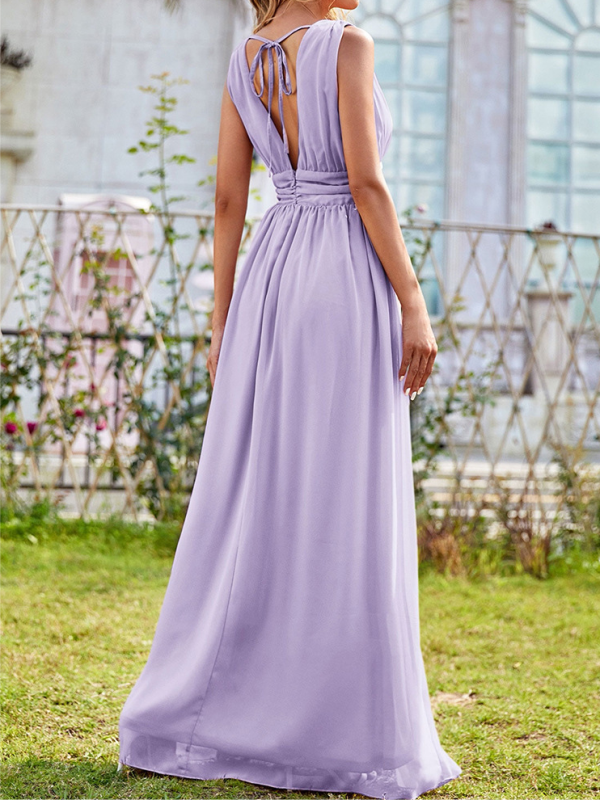 <tc>Elegantní maxi šaty Lacia fialová</tc>