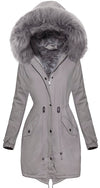 <tc>PARKA BUNDA MARJORY šedá</tc>