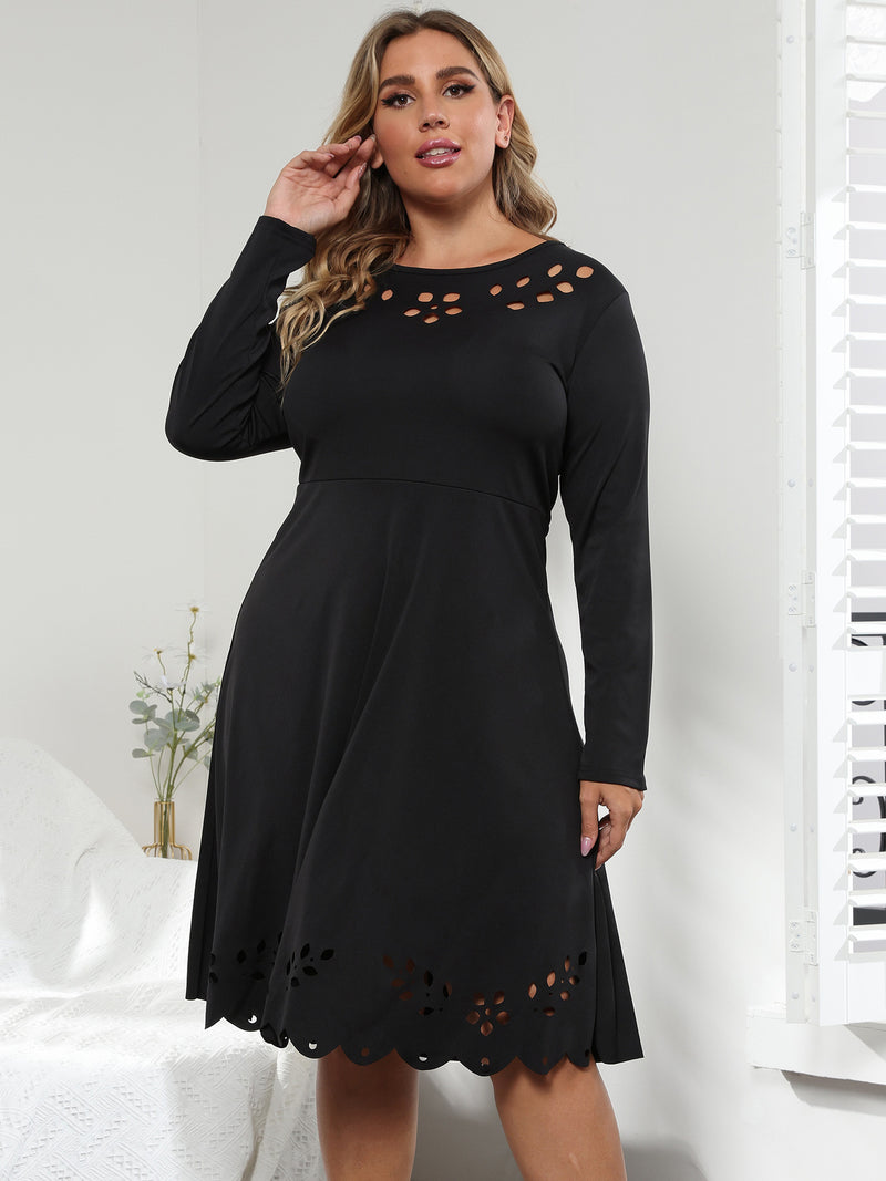 ELEGANT DRESS MALINI black