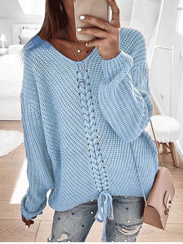 pulovr MARIANDA modrý