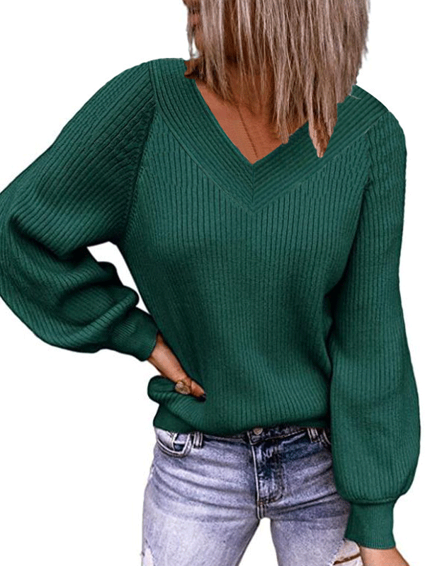 ELEGANTNÍ pulovr NEINA zelený