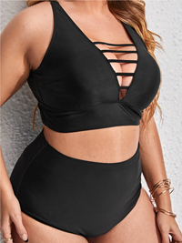 BIKINI MARIJE PLUS SIZE černé